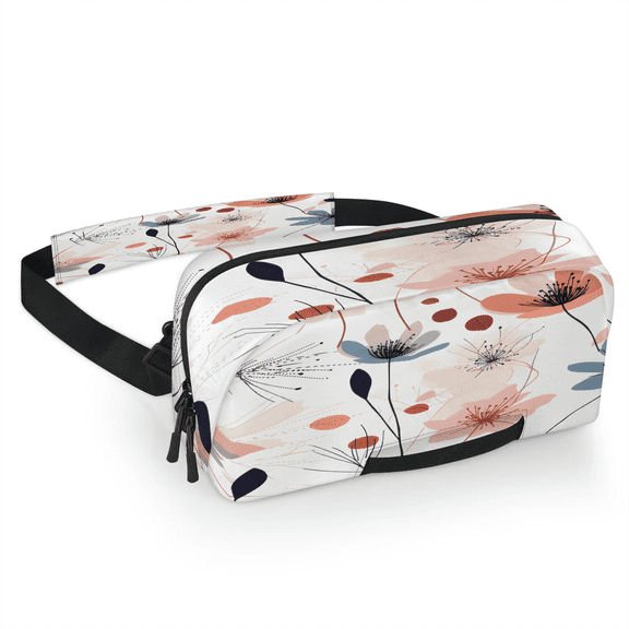 Herdesigns Floral Carrying Case Bag for Gaming Console, Waterproof Travel Crossbody Sling Bag Compatible with Nintendo Switch 2, Adjustable Shoulder Strap Chest Bag, Floral