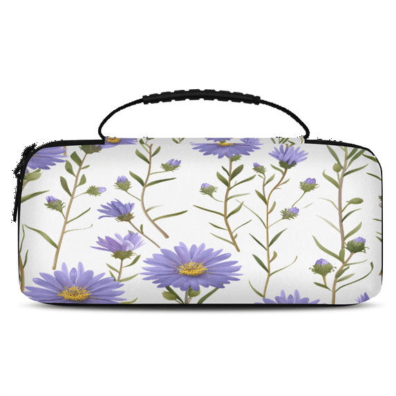 Herdesigns Floral Wildflower Plant Carrying Case for Nintendo Switch 2 with 20 Game Card Slots, Portable Travel Carry Case for Accessories and Console
