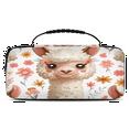 thumbnail image 1 of Herdesigns Flower Llama Carry Case Compatible with Nintendo Switch 2017 & Oled 2021, with 20 Game Card Slots, Cute Portable Travel Carrying Case Pouch for Accessories & Games, 1 of 8