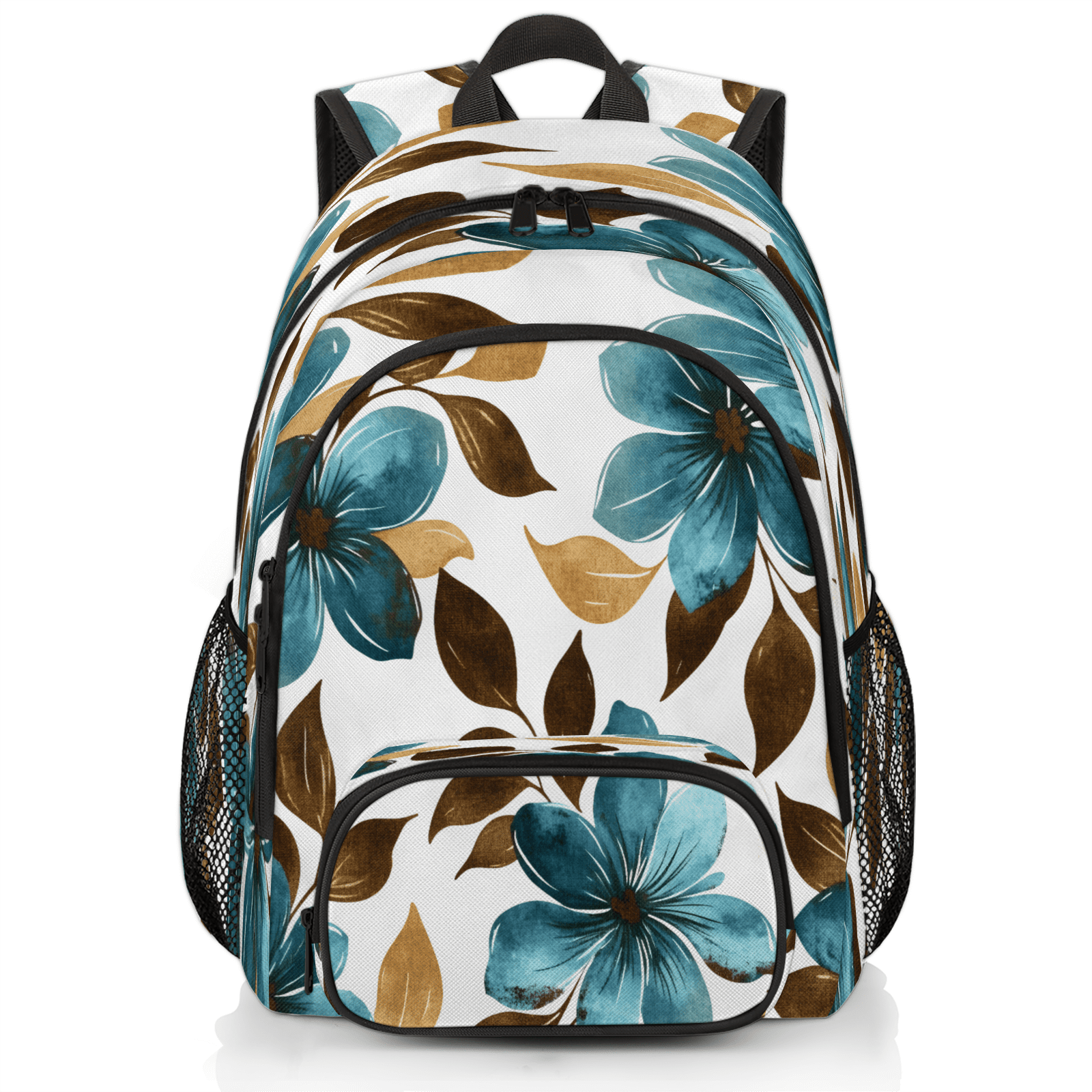 Herdesigns Flowers Laptop Backpack for Women Men, 18.3 Inch Work ...