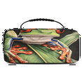 thumbnail image 1 of Herdesigns Forest Tree Frog Carry Case Compatible with Nintendo Switch 2, Protective Travel Switch Carrying Case with 20 Game Card Slots for Switch Console & Accessories,Animals Palm Leaves, 1 of 8