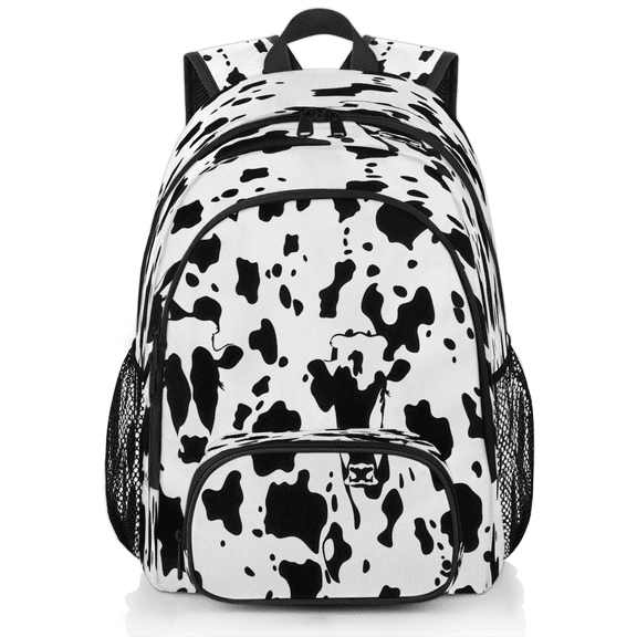 Herdesigns Funny Cow Print Laptop Backpack for Women Men, 18.3 Inch Large Computer Backpacks Fashion Teacher Nurse Bag Casual Daypack for Work Travel