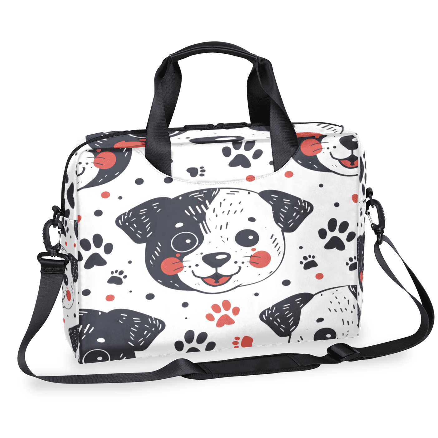 Herdesigns Funny Dog Laptop Bag for Women Men, Computer Case Briefcase Messenger Bags, 15-15.6 inch Laptop Sleeve Shoulder Bag