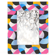 thumbnail image 1 of Herdesigns Geometric Shapes 5x7 Picture Frame, Modern Abstract Wood Photo Frame for Living Room Bedroom, Vertical & Horizontal Display, 1 of 8