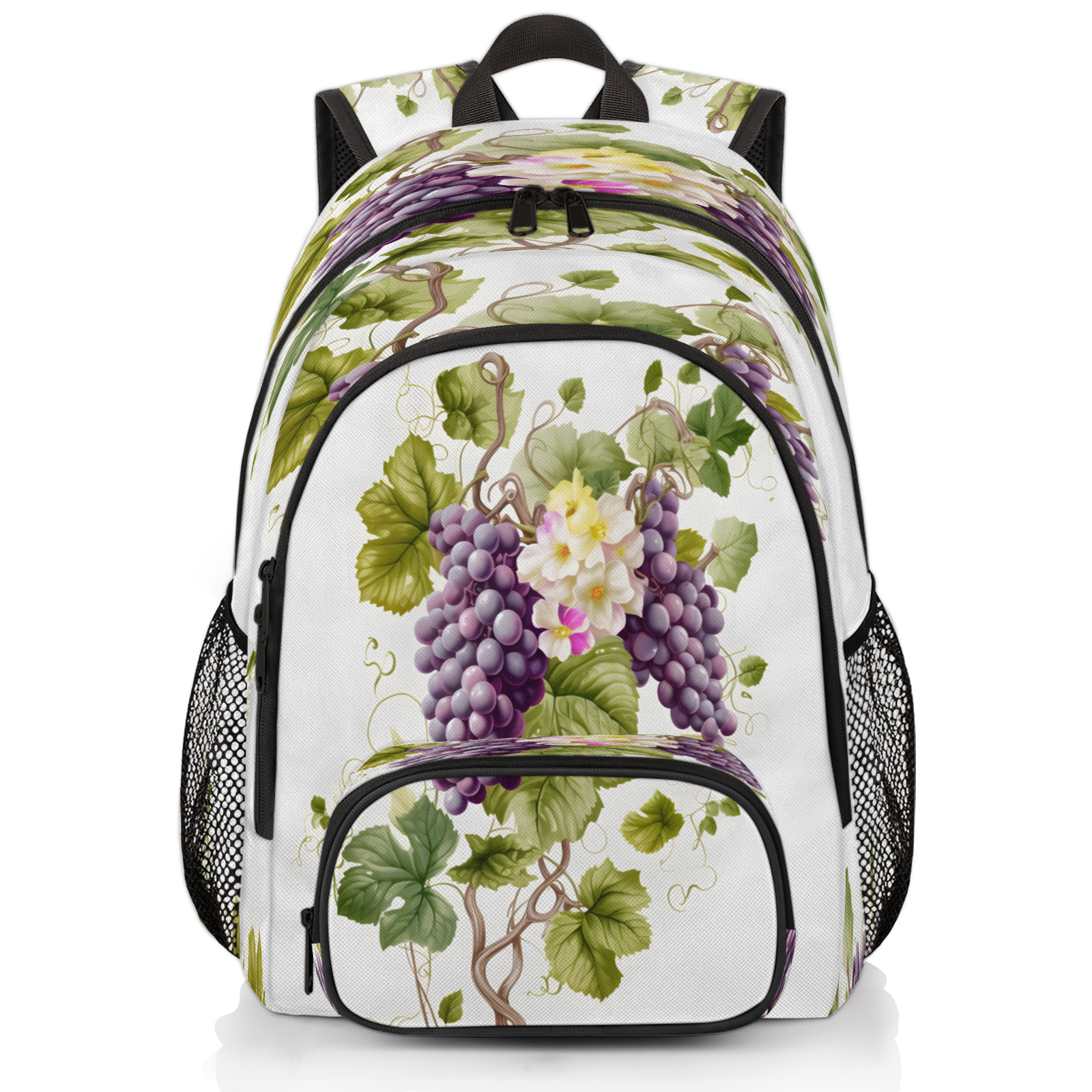 Herdesigns Grapes Tree Laptop Backpack for Women Men, 18.3 Inch Travel ...