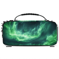 thumbnail image 1 of Herdesigns Green Space Carry Case Compatible with Nintendo Switch 2, with 20 Game Card Slots, Galaxy Print Portable Travel Carrying Case Pouch for Accessories & Games, 1 of 8