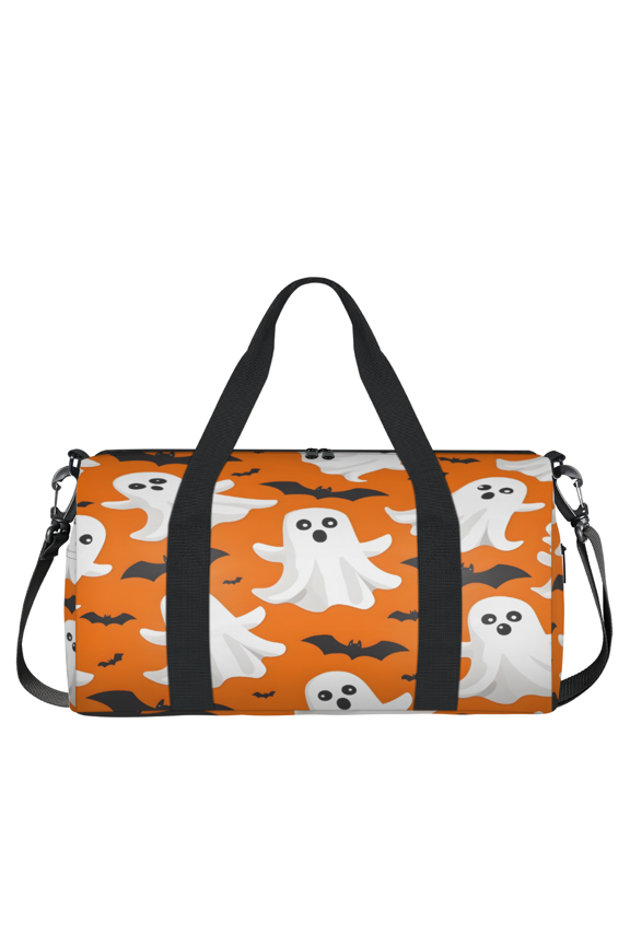 Halloween Ghost Gym Bag for Women, Duffle Bag for Travel Sport, Spooky Cute Funny Cartoon Ghosts Lightweight Waterproof Carry on Weekender Dance Yoga Workout Bags