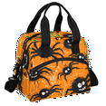 thumbnail image 1 of Herdesigns Halloween Insulated Lunch Bag for Women Men Adults Large Reusable Lunch Box Spiders Leakproof Cooler Tote Bags with Adjustable Shoulder Strap, 1 of 6