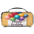 thumbnail image 1 of Herdesigns Happy Birthday Colorful Carrying Case for Nintendo Switch OLED Model 2021 & Switch 2017 with 20 Game Card Slots, Portable Travel Carry Case for Accessories and Console, 1 of 8