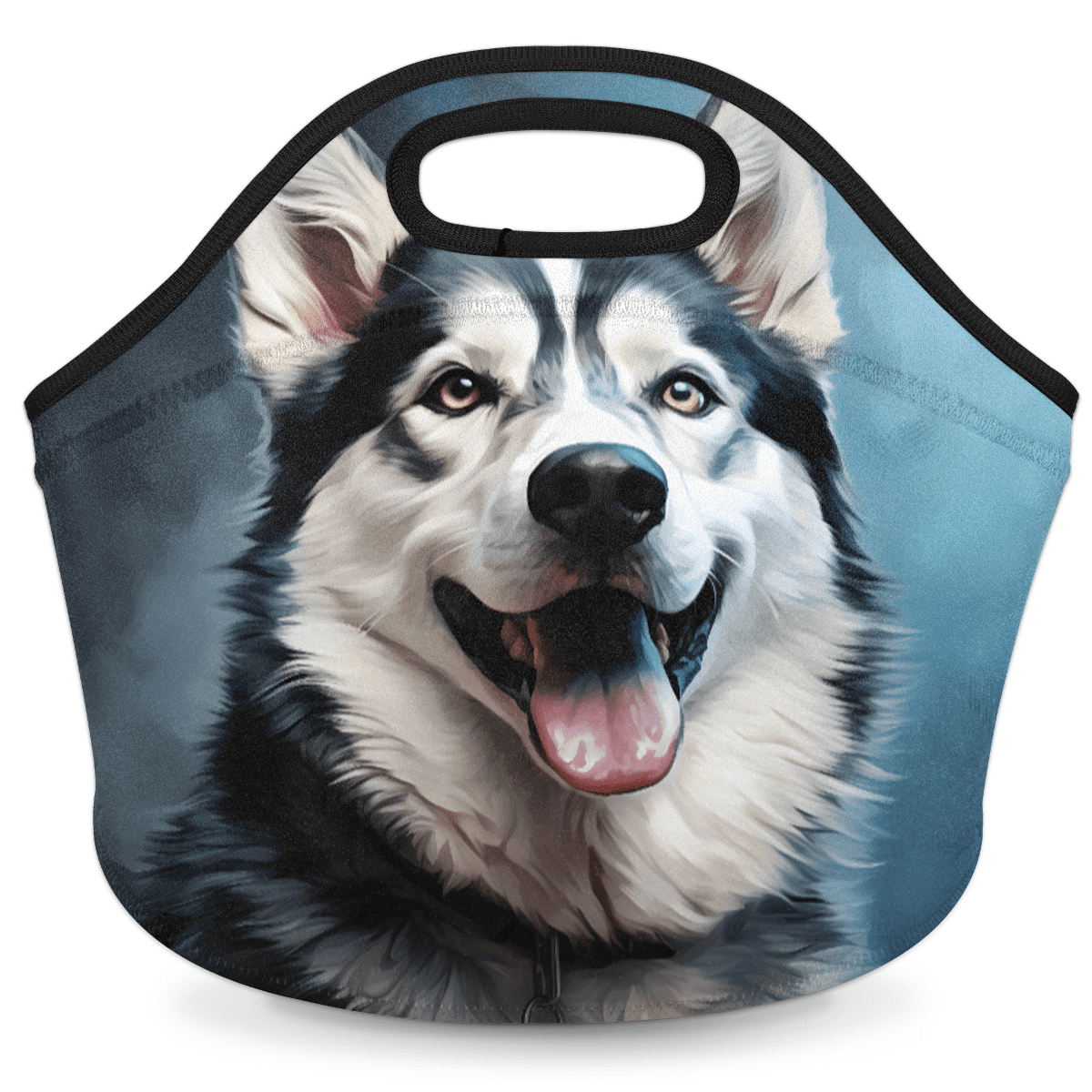 Herdesigns Husky Dog Neoprene Lunch Bag, Dogs Insulated Lunch Box for ...