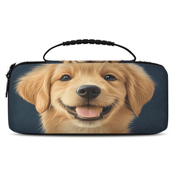 Herdesigns Labrador Dog Carry Case Compatible with Nintendo Switch 2, Protective Travel Switch Carrying Case with 20 Game Card Slots for Switch Console & Accessories,Dogs Pet