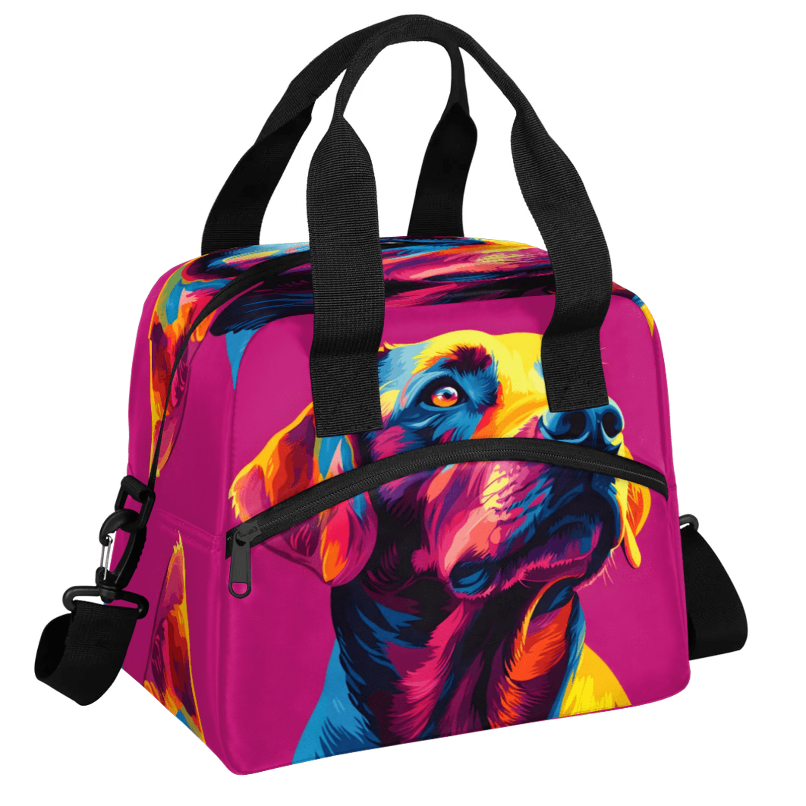 Herdesigns Labrador Dog Lunch Bag for Women Men Adult, Funny Dog Large ...
