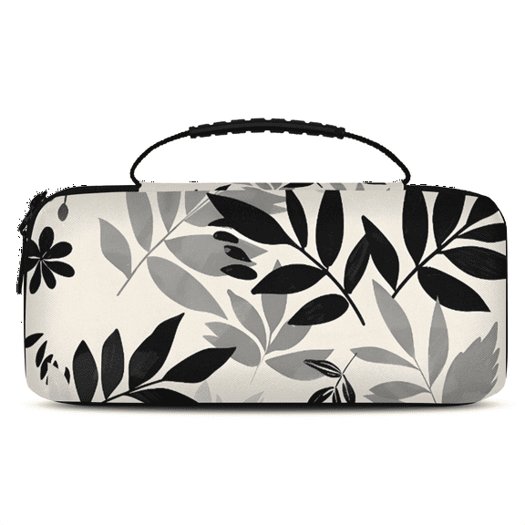 Herdesigns Leaves Carry Case Compatible with Nintendo Switch 2, with 20 Game Card Slots, Plant Leaves Portable Travel Carrying Case Pouch for Accessories & Games