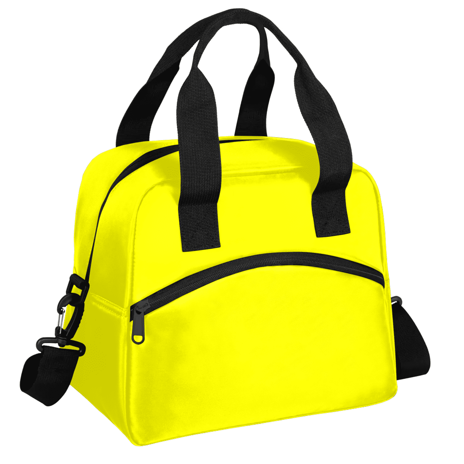 Herdesigns Light Yellow Lunch Bag for Adults Men Women Insulated Reusable Lunch Box Leakproof Cooler Tote Bag with Adjustable Shoulder Strap