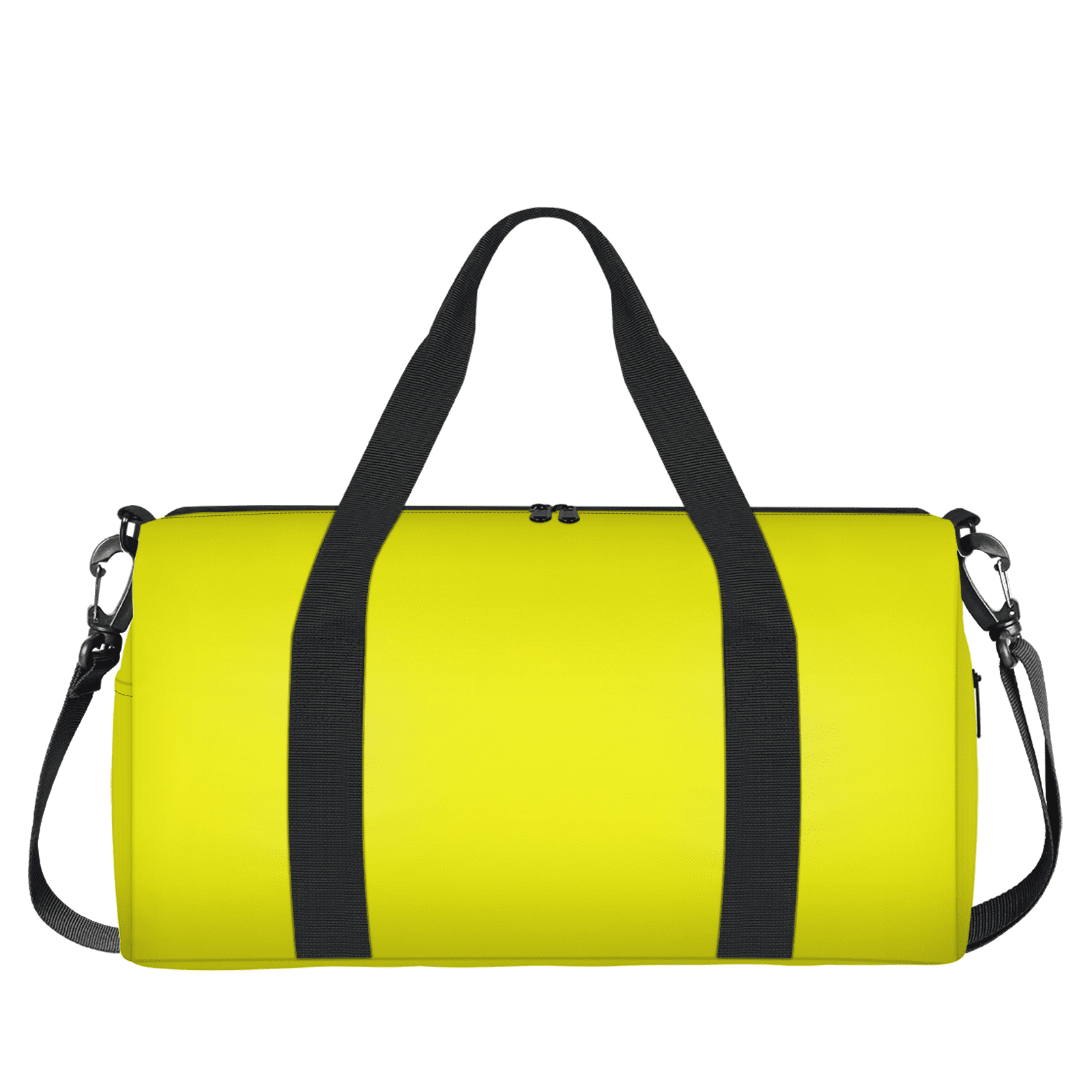 Herdesigns Light Yellow Travel Duffle Bag Sports Yoga Weekender Overnight Carry on Workout Bags Lightweight Waterproof Gym Tote Bag for Women