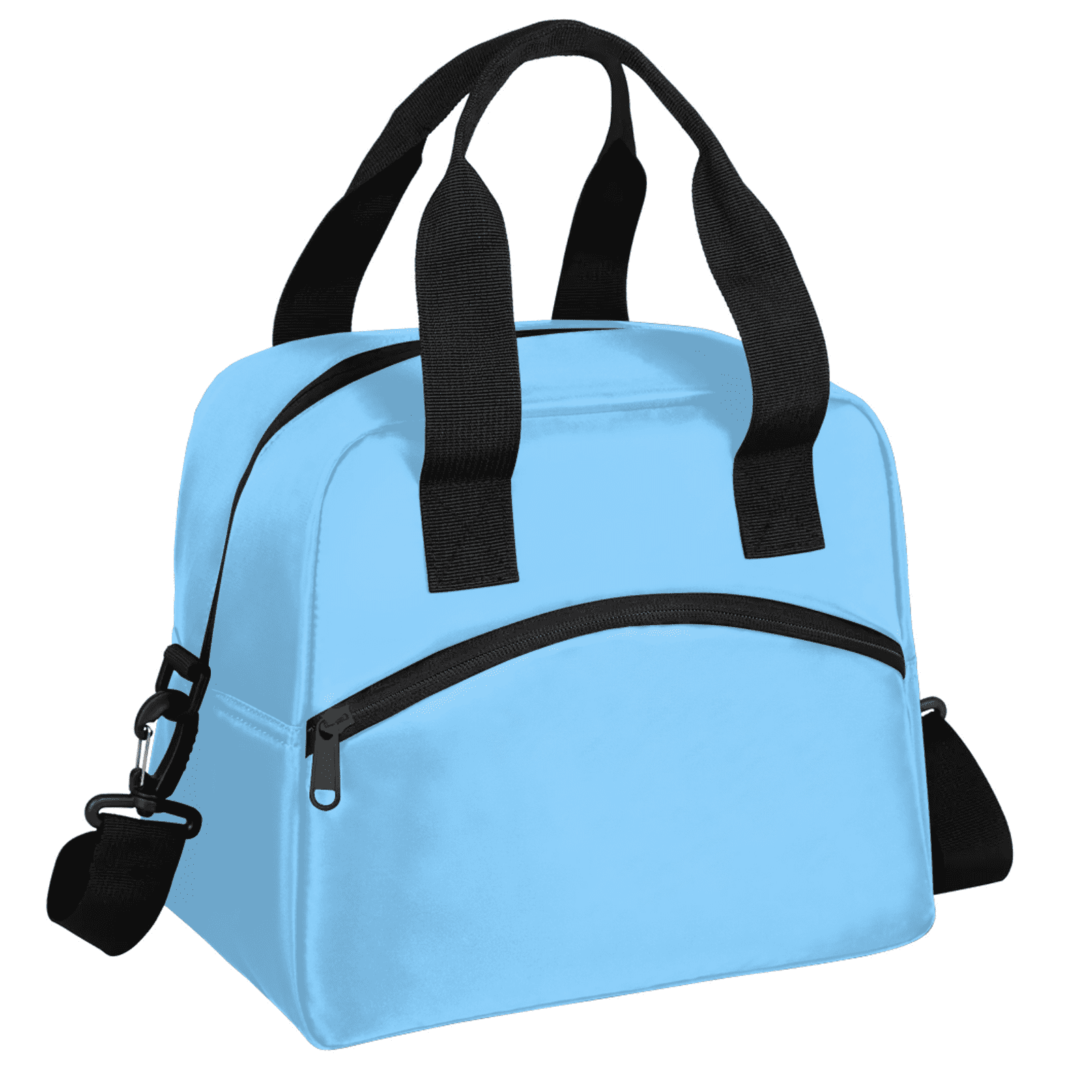 Herdesigns Lightskyblue Lunch Bag for Adults Men Women Insulated Reusable Lunch Box Leakproof Cooler Tote Bag with Adjustable Shoulder Strap