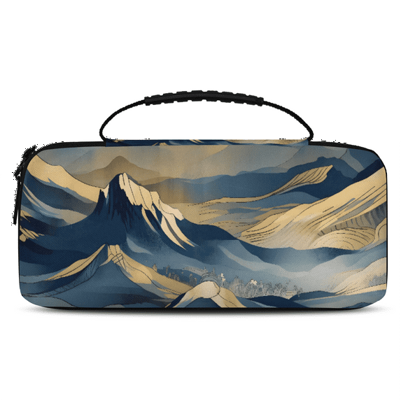 Herdesigns Mountains Carrying Case for Nintendo Switch 2 with 20 Game Card Slots, Portable Travel Carry Case for Accessories and Console