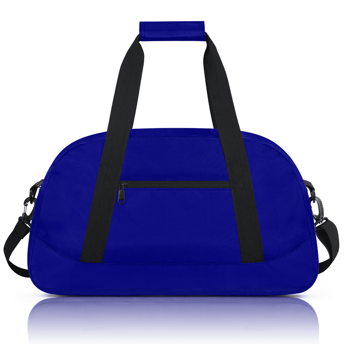Herdesigns Navy Blue Sports Duffle Bag for Women & Men, Gym Bag Dance Bag Overnight Bag Carry On Weekender Travel Bag