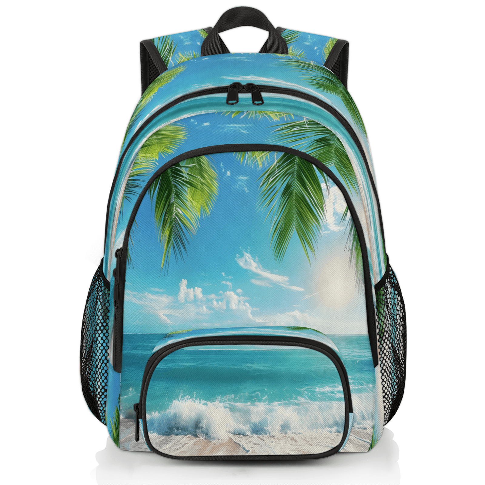 Herdesigns Palm Tree Coastal Beach Laptop Backpack for Women Men, Work ...