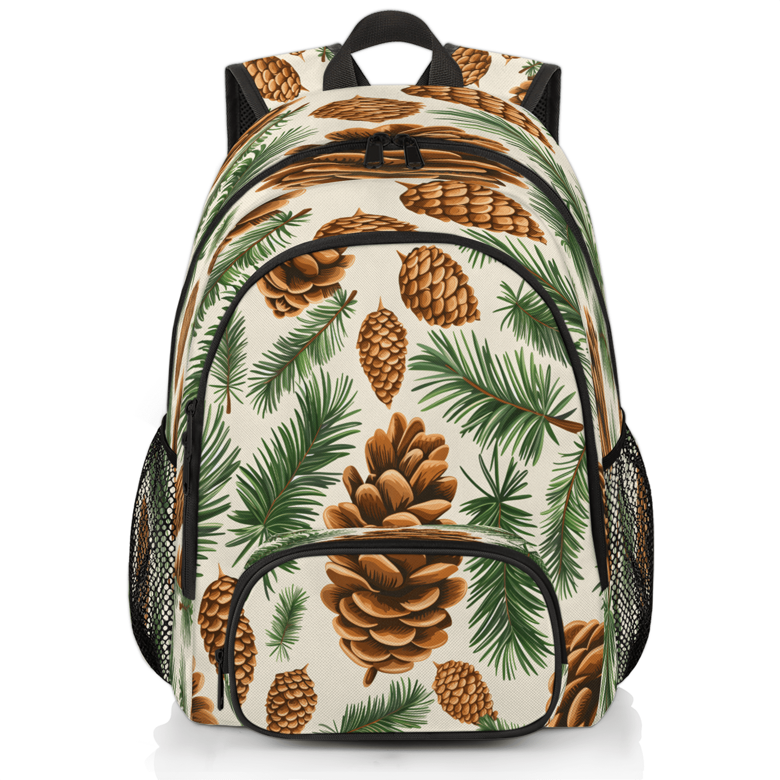 Herdesigns Pinecone Laptop Backpack for Women Men, 18.3 Inch Travel ...