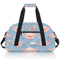 thumbnail image 1 of Herdesigns Pink Pig Sports Duffle Bag for Women & Men, Cute Pigs Gym Bag Dance Bag Overnight Bag Carry On Weekender Travel Bag, 1 of 7