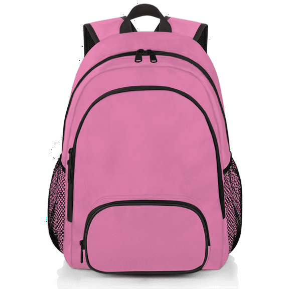 Herdesigns Pink Travel Laptop Backpack, Waterproof Computer Bag for Women Men Adult, 18.3 Inch Large Work Nurse Teacher Bags Casual Daypack