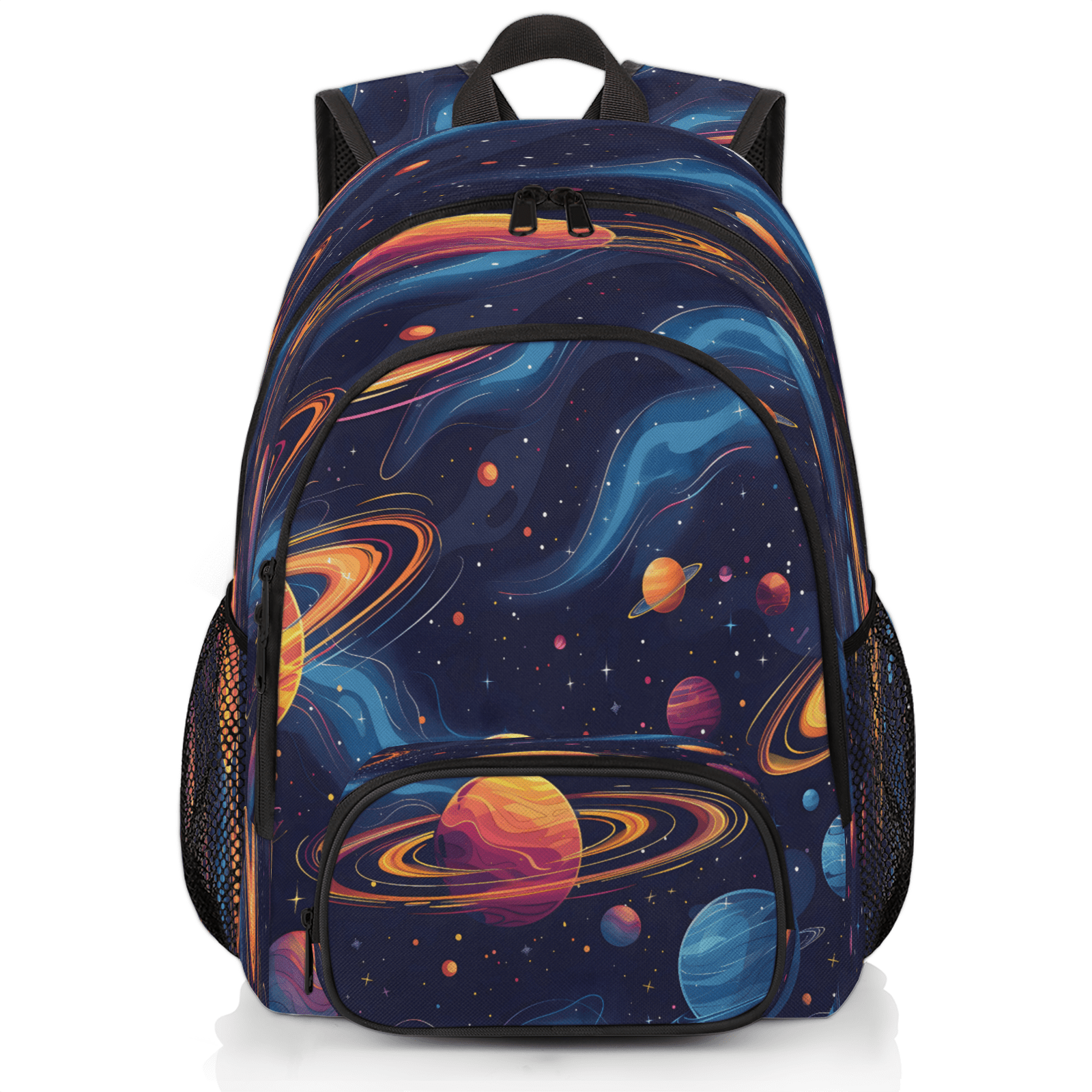backpacks for men laptops space Herdesigns Planet Outer Space Colorful Galaxy Laptop Backpack for Women  Men, 18.3 Inch Large Computer Backpacks Fashion Teacher Nurse Bag Casual