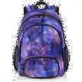 thumbnail image 1 of Herdesigns Purple Butterfly Laptop Backpack for Women Men, 18.3 Inch Large Computer Backpacks Fashion Teacher Nurse Bag Casual Daypack for Work Travel, 1 of 8