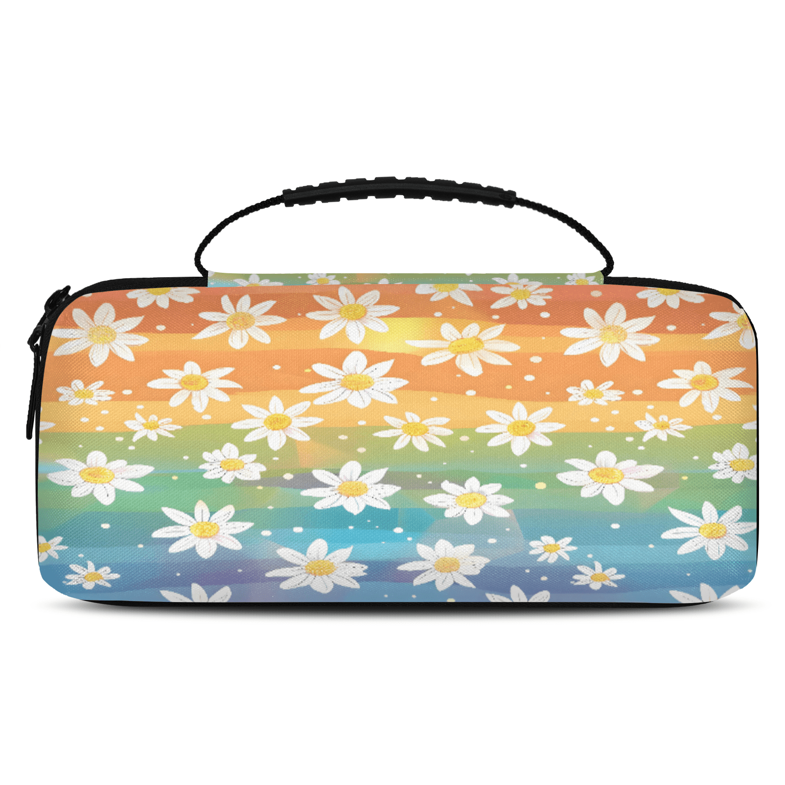 Herdesigns Rainbow Daisy Floral Carrying Case for Nintendo Switch OLED ...