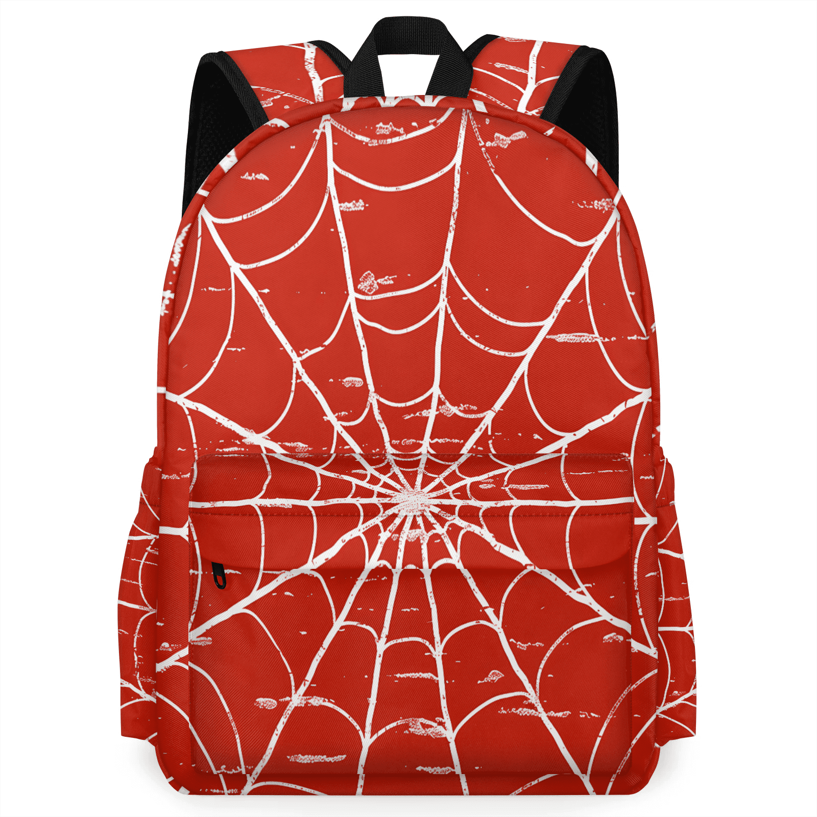 Herdesigns Red Spiders Web Backpack for Men Women, Lightweight Laptop Backpack 16.3 Inch Funny Theme Casual Daypack for Travel Work Commuter