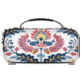 thumbnail image 1 of Herdesigns Retro Vintage Flowers Carrying Case for Nintendo Switch 2 with 20 Game Card Slots, Portable Travel Carry Case for Accessories and Console, 1 of 3