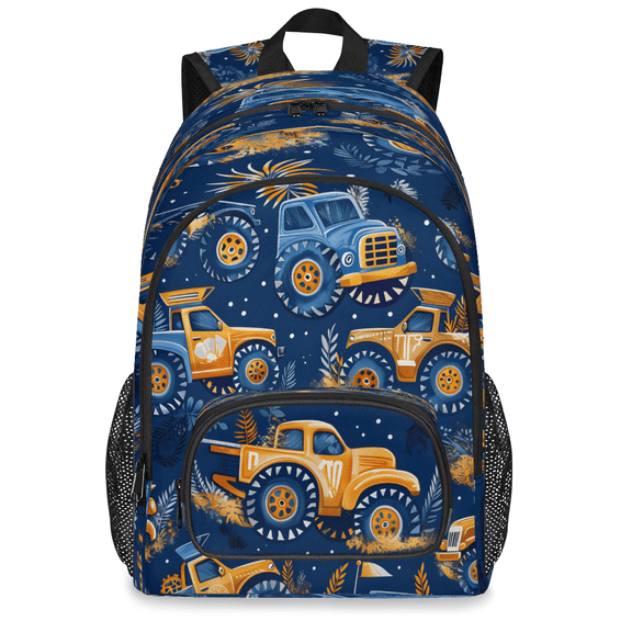 Herdesigns Off Road Vehicles Laptop Backpack for Women Men, 18.3 Inch Cool Car Large Computer Backpacks Fashion Teacher Nurse Bag Casual Daypack for Work Travel