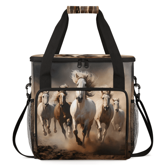 Herdesigns Running Horse Coffee Maker Travel Tote Single Serve Station Organizer