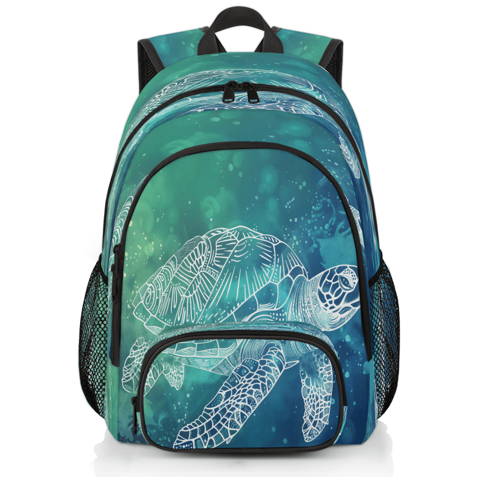 Herdesigns Sea Turtle Ocean Laptop Backpack for Women Men, 18.3 Inch ...