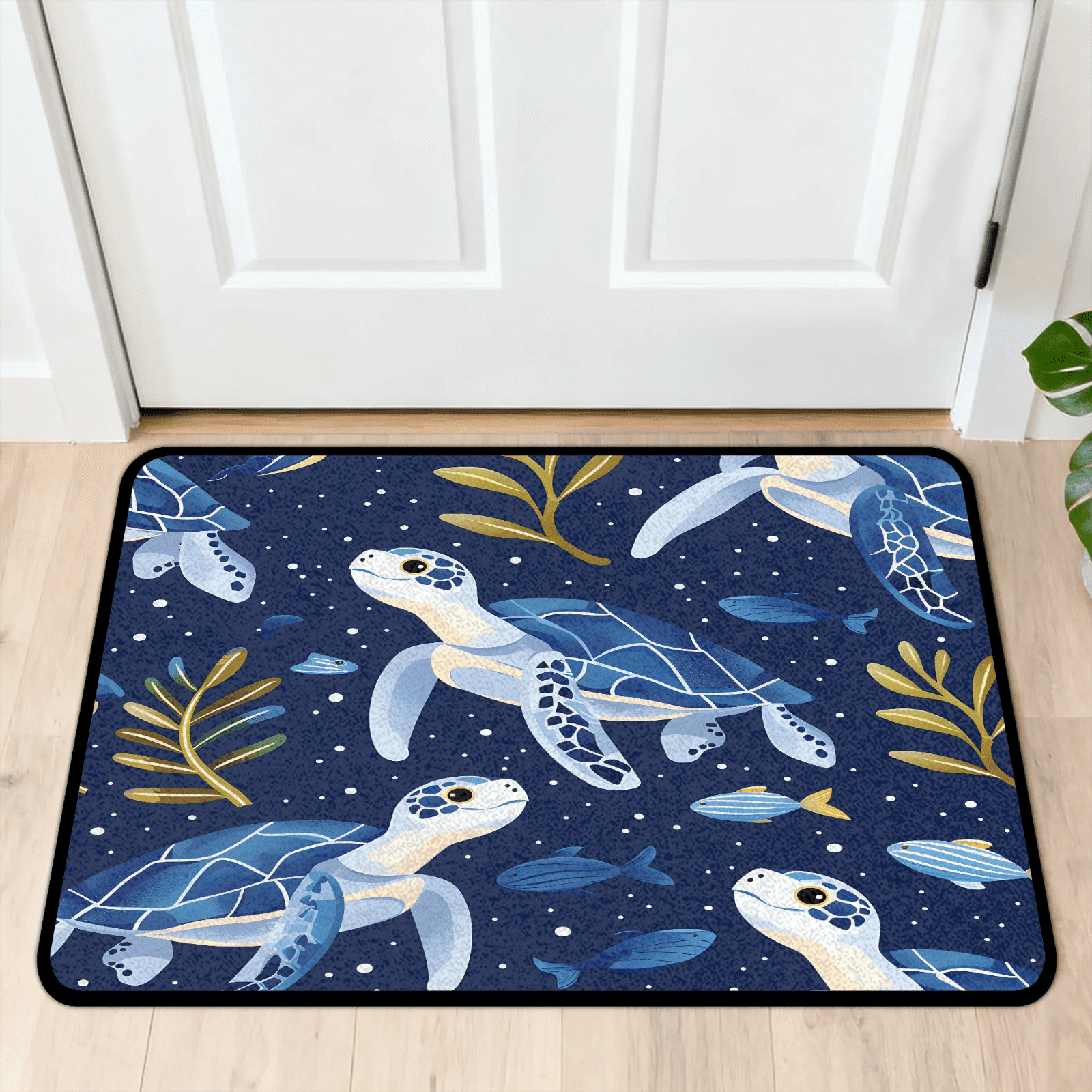 Turtle Outside Rugs Herdesigns Sea Turtle Outside Doormat, Waterproof Indoor Outdoor Door ...
