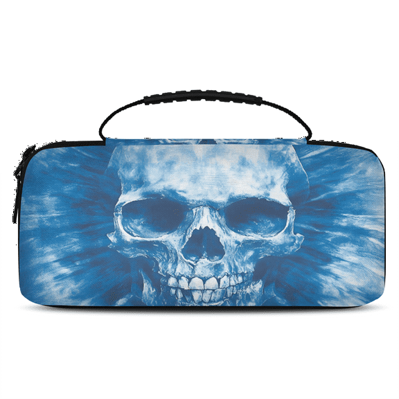 Herdesigns Skull Carry Case Compatible with Nintendo Switch 2, Protective Travel Switch Carrying Case with 20 Game Card Slots for Switch Console & Accessories,Gothic Skull