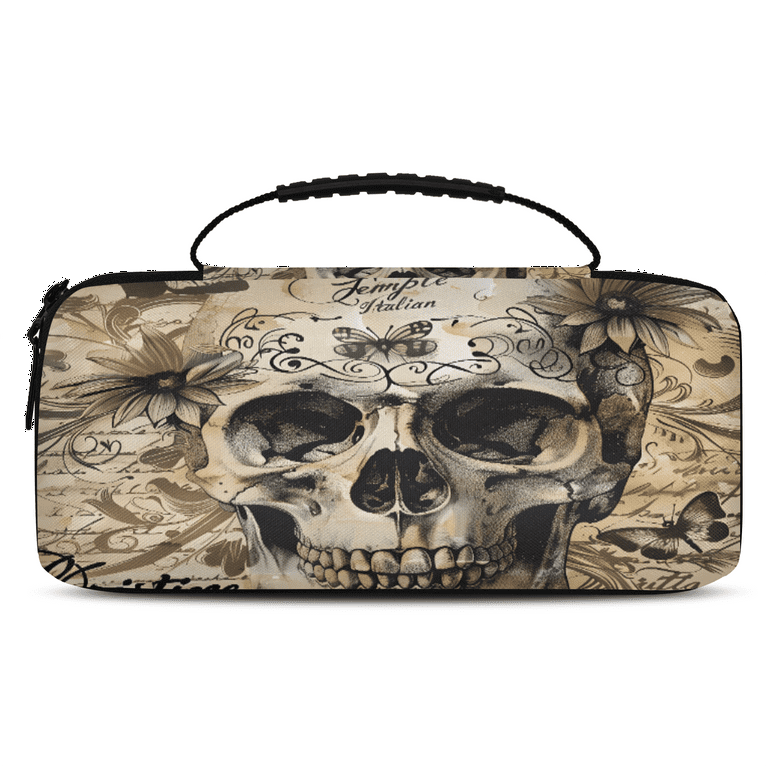Herdesigns Skull Gothic Carry Case Compatible for Nintendo Switch