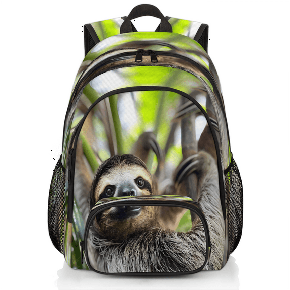 Herdesigns Sloth Funny Animal Laptop Backpack for Women Men, 18.3 Inch Large Computer Backpacks Fashion Teacher Nurse Bag Casual Daypack for Work Travel