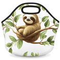 thumbnail image 1 of Herdesigns Sloth Insulated Lunch Bag Neoprene Lunch Box for Women Men Soft Cooler Bag Cute Washable Lunch Tote for Work Outdoor Picnic, 1 of 7