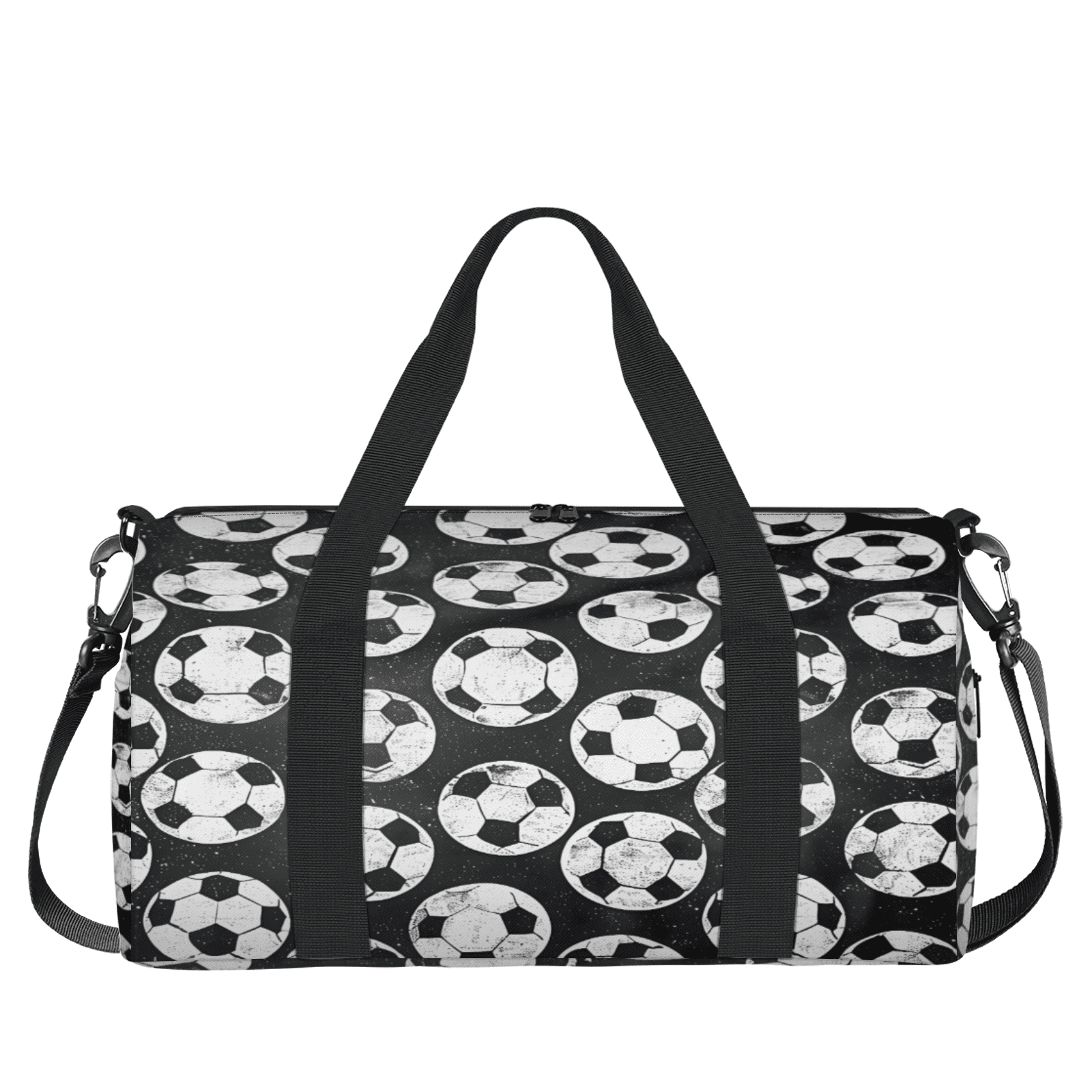 Herdesigns Soccer Ball Gym Bag for Women, Duffle Bag for Travel Sport, Lightweight Waterproof Carry on Weekender Overnight Dance Yoga Workout Bags