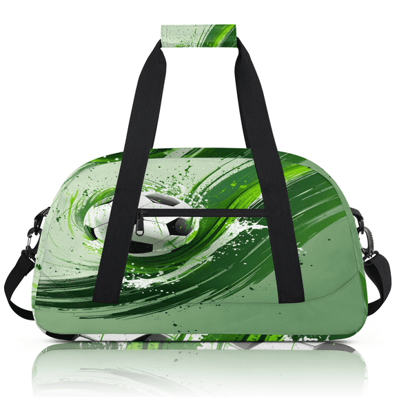 Herdesigns Soccer Sports Duffle Bag for Women & Men, Football Gym Bag Dance Bag Overnight Bag Carry On Weekender Travel Bag
