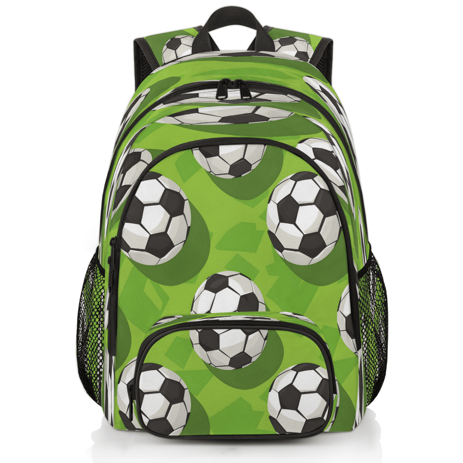 Herdesigns Sport Soccer Ball Laptop Backpack for Women Men, Work Computer Backpacks, 18.3 Inch Large Computer Nurse Teacher Bags Travel Casual Daypack