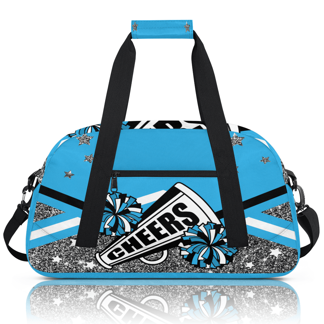 Herdesigns Sports Duffle Bags Travel Duffle Bag Gym Bag Cheer Themed Weekender Travel Bag Waterproof Overnight Bag Carry On Travel Tote Bag Dance Bags