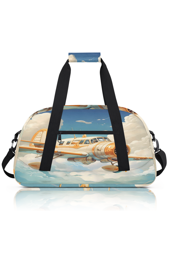 Sports Duffle Bags Travel Duffle Bag Gym Bag Funny Airplane Weekender Travel Bag Waterproof Overnight Bag Carry On Travel Tote Bag Dance Bags