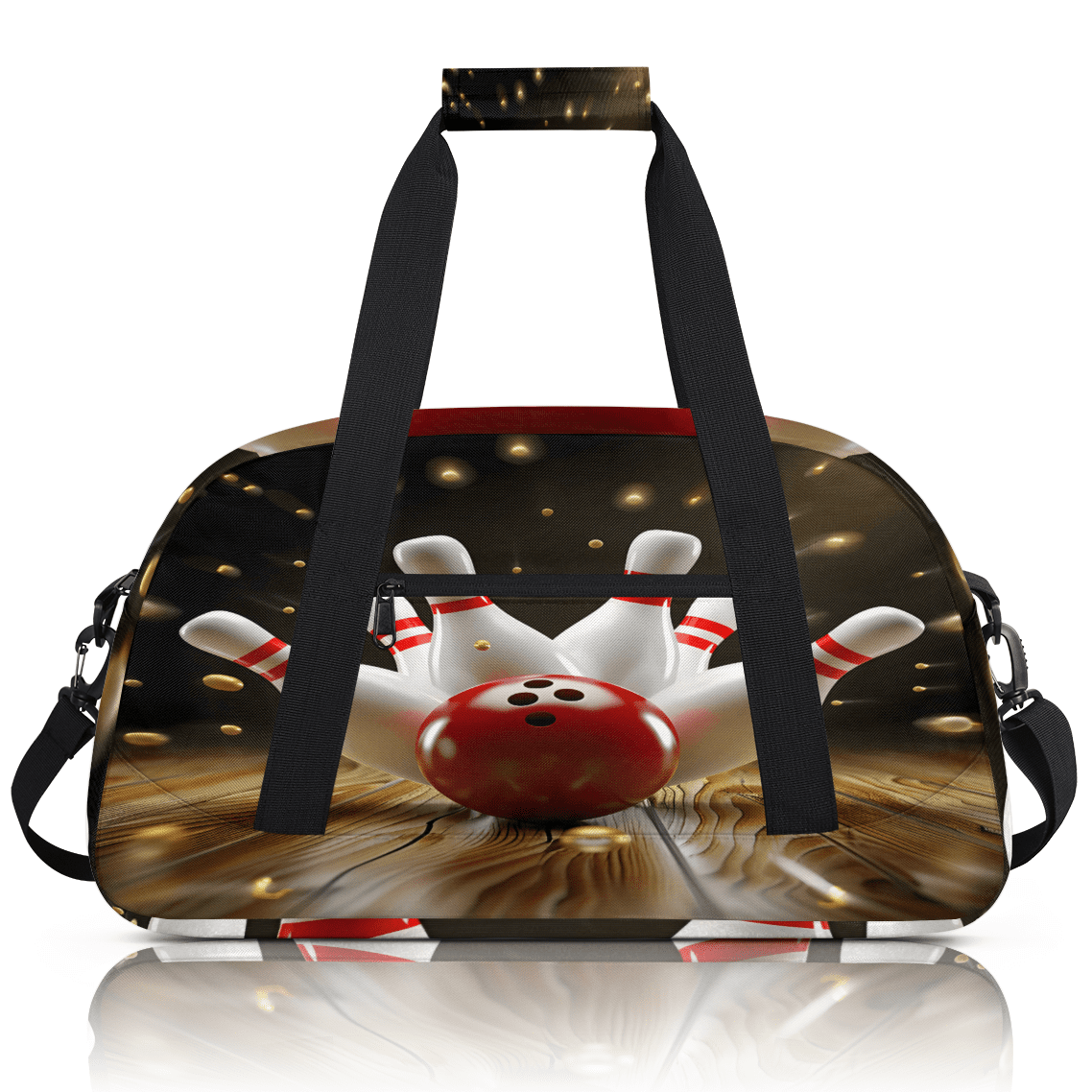 Herdesigns Sports Duffle Bags Travel Duffle Bag Gym Bag Modern Bowling Ball Weekender Travel Bag Waterproof Overnight Bag Carry On Travel Tote Bag Dance Bags