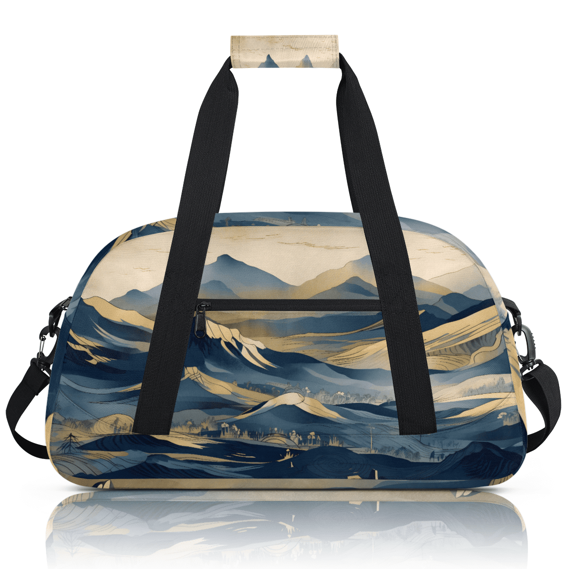 Herdesigns Sports Duffle Bags Travel Duffle Bag Gym Bag Mountains Weekender Travel Bag Waterproof Overnight Bag Carry On Travel Tote Bag Dance Bags