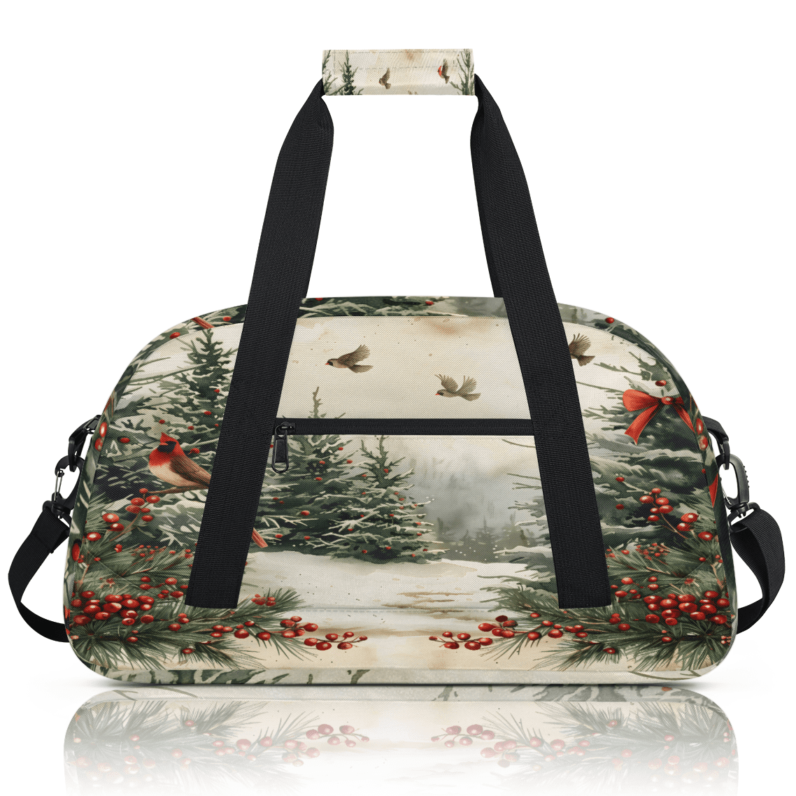 Herdesigns Sports Duffle Bags Travel Duffle Bag Gym Bag Retro Christmas Weekender Travel Bag Waterproof Overnight Bag Carry On Travel Tote Bag Dance Bags