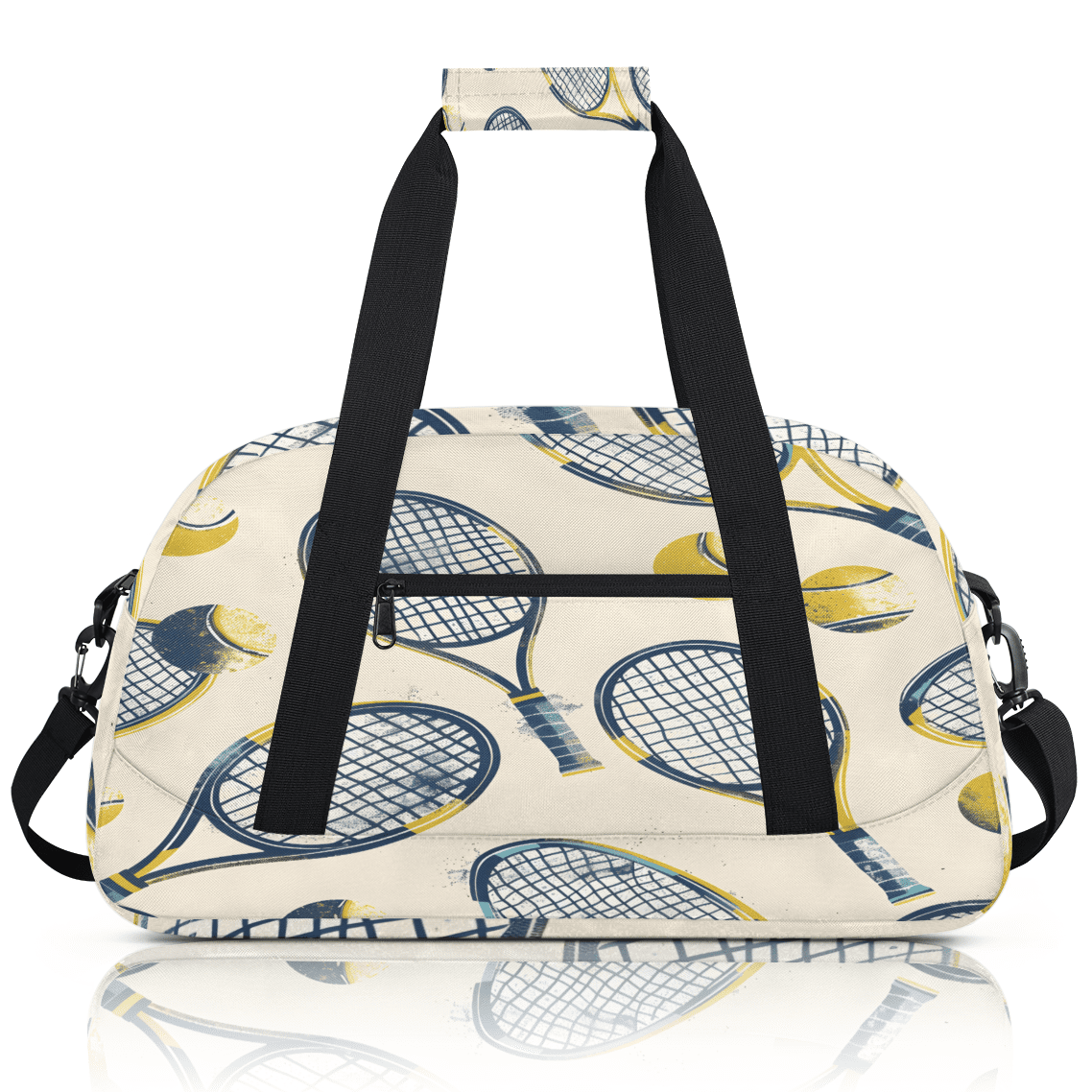 Herdesigns Sports Sports Duffle Bag for Women & Men, Tennis Gym Bag Dance Bag Overnight Bag Carry On Weekender Travel Bag