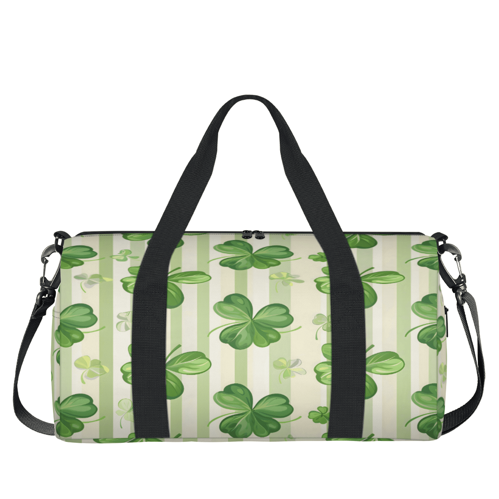 Herdesigns St. Patrick's Day Gym Bag for Women, Duffle Bag for Travel Sport, Lightweight Waterproof Carry on Weekender Overnight Dance Yoga Workout Bags