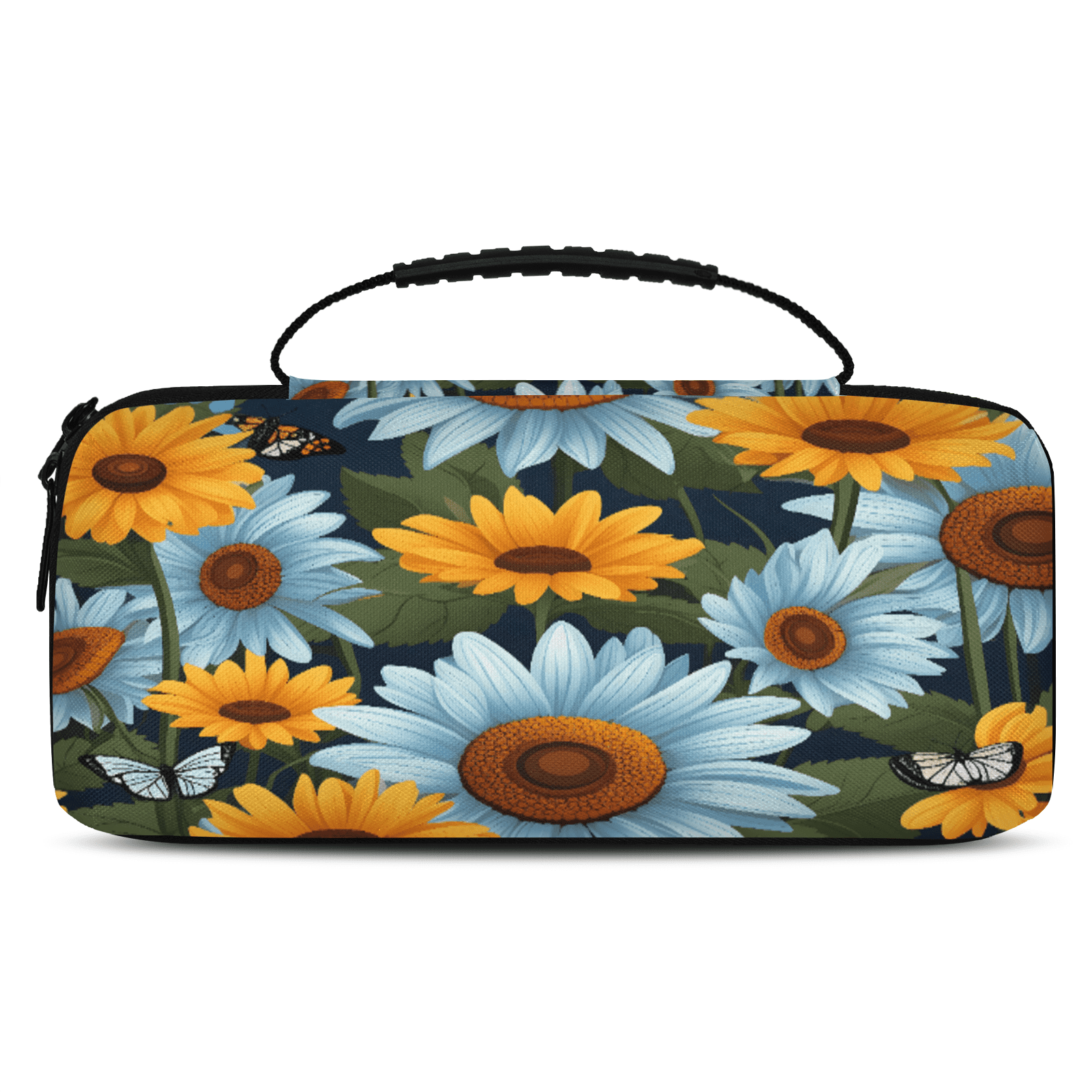 Herdesigns Sunflower Yellow Blue Daisy Carrying Case for Nintendo ...